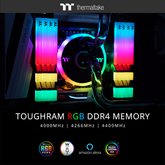 Thermaltake Releases High Frequency TOUGHRAM RGB DDR4 Memory Kit