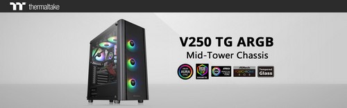 Thermaltake V250 TG ARGB Mid-Tower Chassis