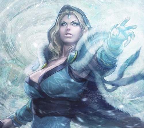 《dota2》英雄玩法与介绍(三) 天辉智力英雄 水晶少女crystal maiden!